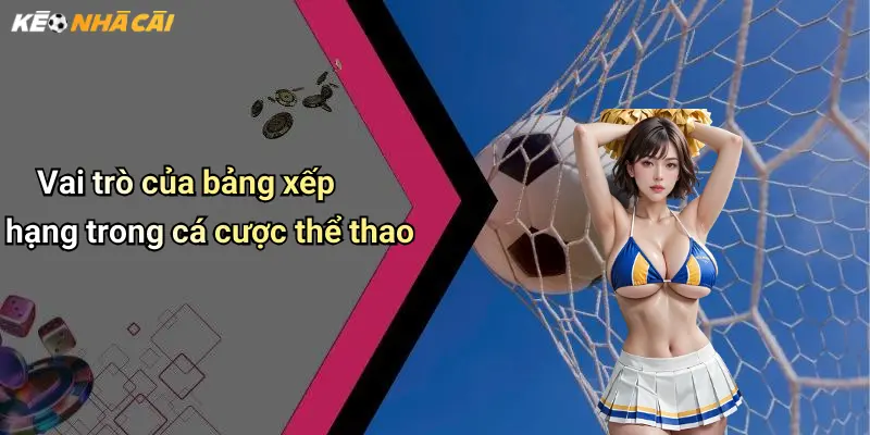 Vai trò của bảng xếp hạng trong cá cược thể thao