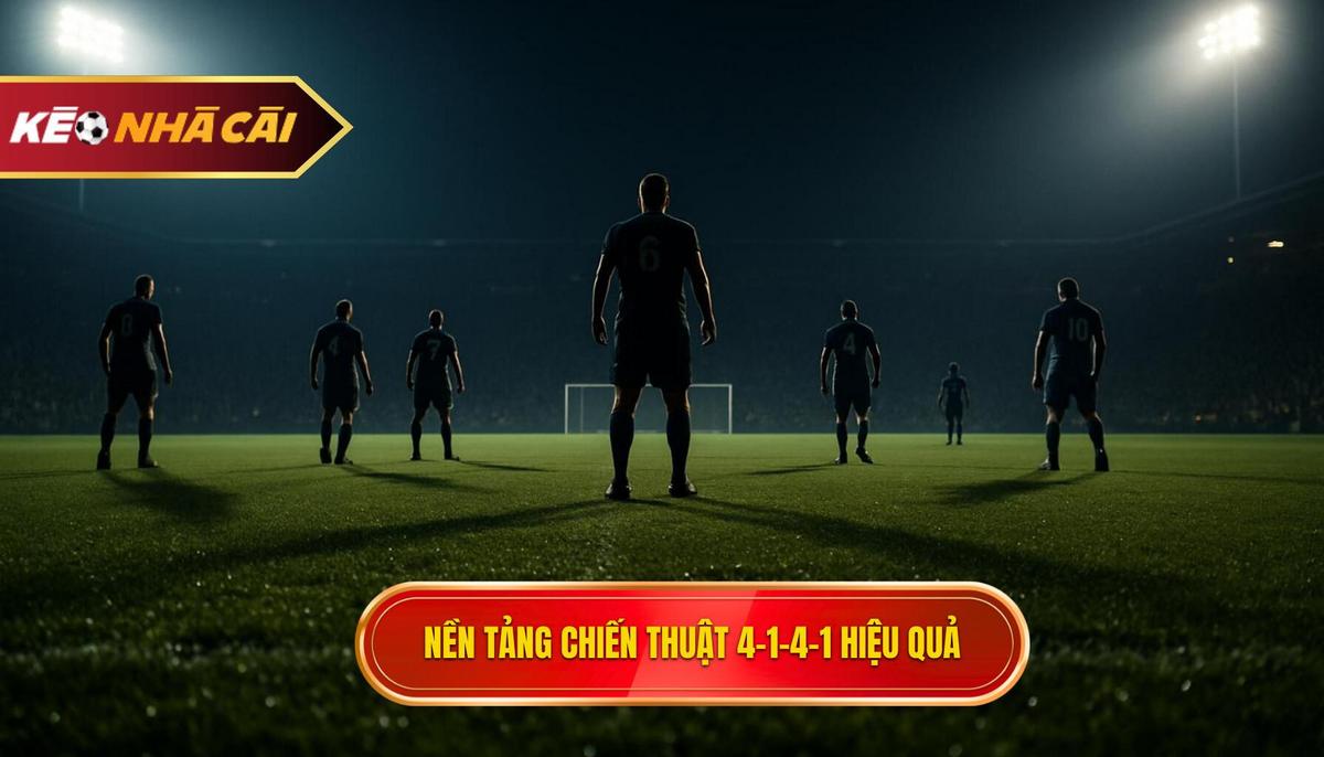 Chiến thuật bóng đá 4-1-4-1 phòng ngự: Phân tích chuyên sâu từ manafiafy.com 1 Nền tảng của 4-1-4-1_ Cân bằng và sự thống trị khu vực trung tuyến
