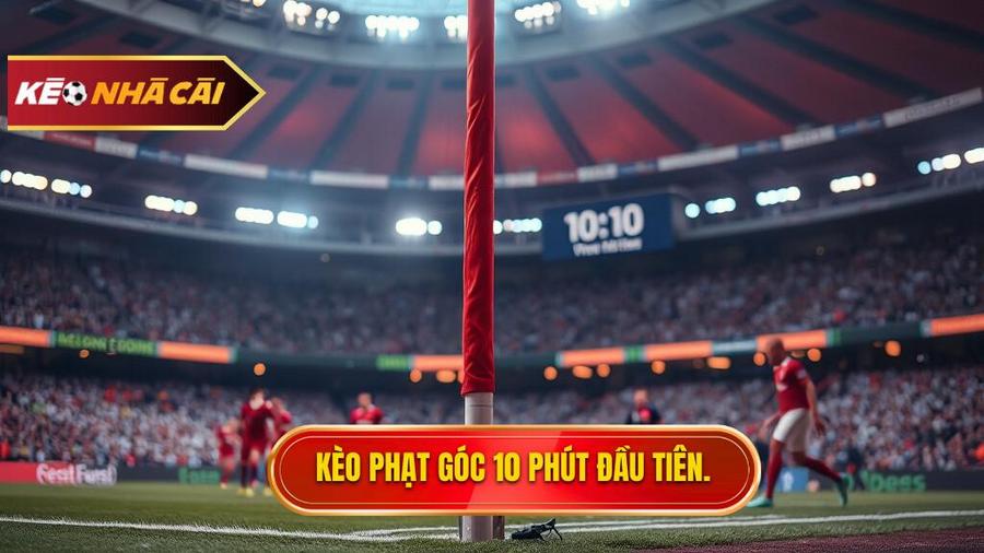 Kèo phạt góc 10 phút đầu tiên